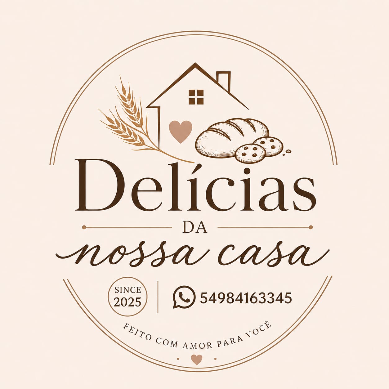 Logo Delícias da Nossa Casa